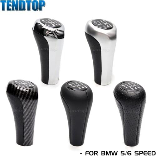1X 5/6 Speed Gear Shift Knob Cap Lever Stick For BMW 1 3 5 6 Series E46 E53 E60 E61 E63 E65 E81 E82 E83 E87 E90 E91 E92 X1 X3 X5
