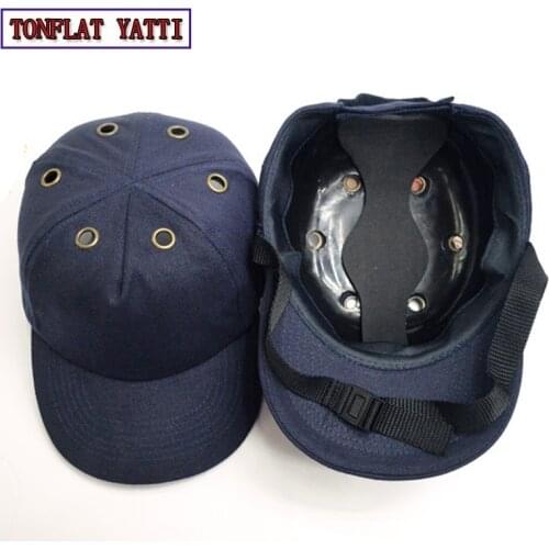 2020 Bump Cap Work Safety Helmet Abs Lnner Shell Baseball Hat Style Protective Hard Hat For Workwear Head Protection Top 6 Holes