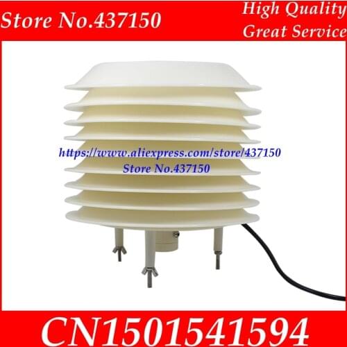 3 IN 1 RS485 output noise sensor +temperature +humidity noise transmitter decibel detection sound level meter Louver box