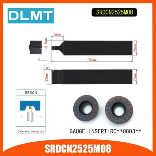 SRDCN2525M08 External Turning Tool Holder For RCMT0803 Used on CNC Lathe Machine