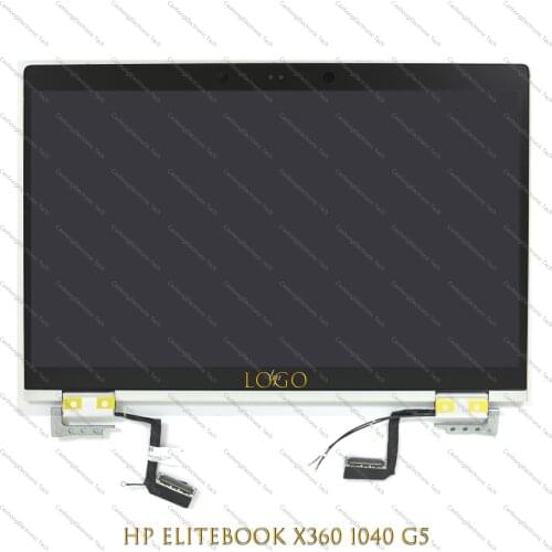 L42962-001 L42311-001 14" FHD UHD For HP EliteBook x360 1040 G5 LCD LED Display Screen Replacement Full Assembly With Hinges