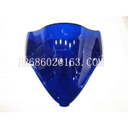 For Suzuki Hayabusa GSX1300 GSXR 1300 2008 2009 2010 2011 2012 2013 2014 2015 2016 2017 Blue Motorcycle Windshield WindScreen