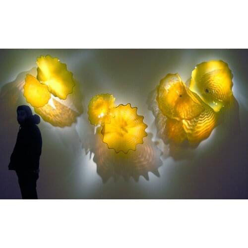 LRW020-Free Shipping Elegant Wonderful Art Glass Wall Plates