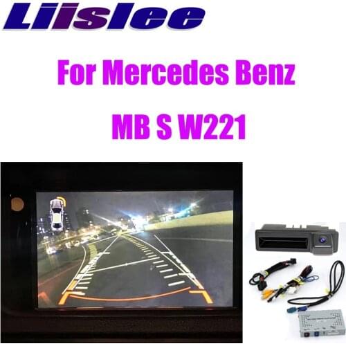Liandlee Parking Camera Interface Reverse Back Up Park Camera Kits For Mercedes Benz MB E W221 Original Display Upgraded