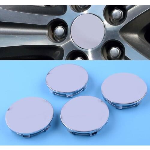 CITALL ABS 4pcs 83mm Diameter Chrome Plated ABS Car SUV Wheel Center Hub Cap Decorative Cover Fit for Chevrolet Avalanche GMC