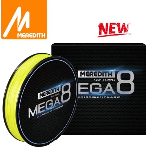 MEREDITH Brand MEGA 8X Fishing Line 300M 8 Strands Braided Fishing Line Multifilament PE Line for Carp Fishing Wire