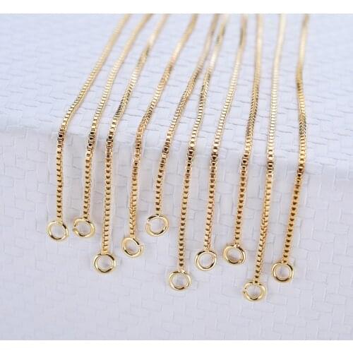 RWJ012 Earring Copper Chain Earline DIY Handmade Earring Accessories Gold Electroplated Fashion DIY Accessory For Jewelry Making