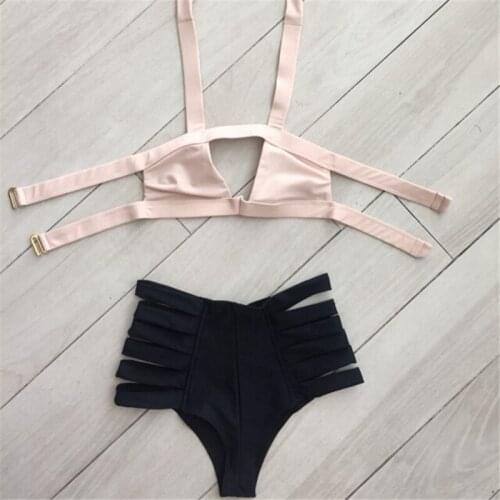 New Women Swimwear Bikinis Set Padded Printed Swimsuit maillot de bain femme Biquinis Summer Beachwear Bandage Bikini