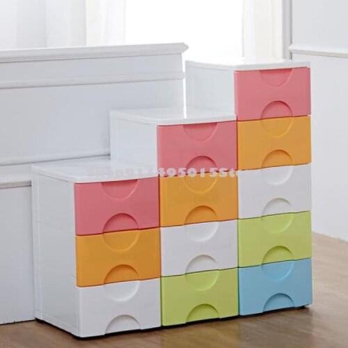 Crimp Cabinet Baby Drawer Storage Cabinet Baby Child Storage Cabinet 5-layer Toy Storage Wardrobe