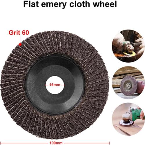 100x16mm Flap Discs Sanding Discs 4 Inch 60 Grit Grinding Polishing Wheels for Angle Grinder