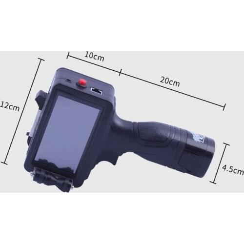 Portable expiry date continue handheldinkjet code printer multifunction for industrial use