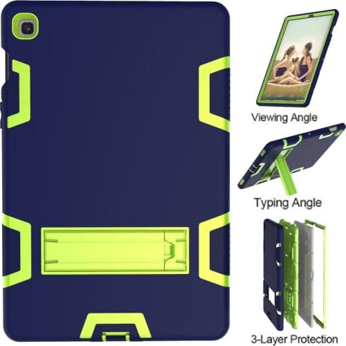 Shockproof Silicon Tablet Case For Samsung Galaxy Tab S5E 10.5" T720 T725 Cover Armor Heavy Protective Rugged Duty Stand Case