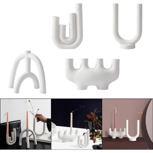 Pillar Taper Candle Holders Candlesticks Ornaments,Home Wedding Dinner Decor