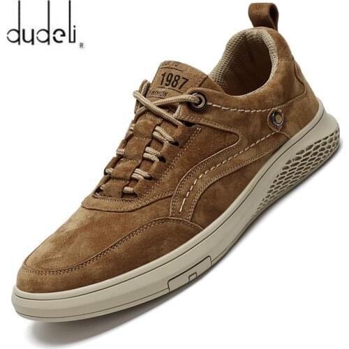 Genuine Leather Men Shoes Loafers Breathable Autumn lace up comfortable Man Casual Shoes Outdoor Men Sneakers shoes Plus Size 46