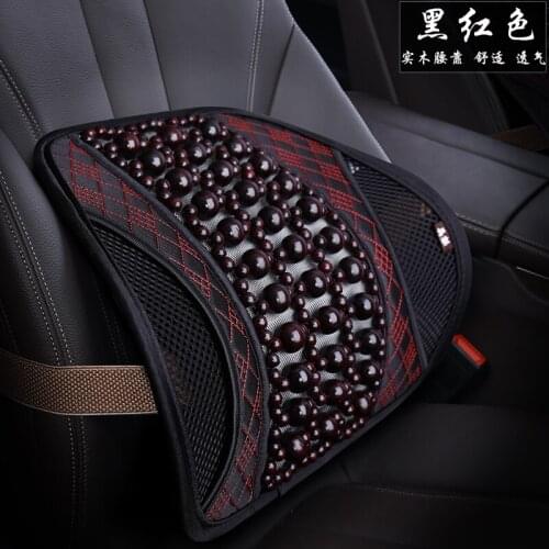 KKYSYELVA Office Chair Massage Back Lumbar Support Pillow Mesh Ventilate Cushion Pad Auto Interior Accessories Waist Supports