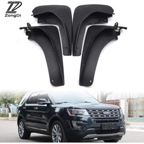 ZD Car Front Rear Mudguards For Ford Explorer 2011 2012 2013 2014 2015 2016 2017 Car-styling Mudflaps Accessories 1Set Fenders