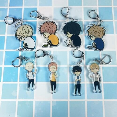 1pcs Anime 19 Days Old Xian Mo Guan Shan Jian Yi two Side Print keychain Keyrings Pendants Cute Version Y17