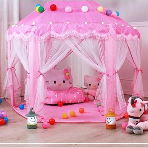 140x140x135cm Large Teepee Childrens Tents Portable Foldable Play House Kids Wigwam Child Little Teepee Bedroom Decoration