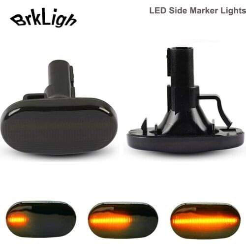 2Pcs Led Dynamic Side Marker Turn Signal Indicator Repeater Light For Suzuki Jimny JB64W Sierra JB74 JB23 Lapin HE2I Carry Truck