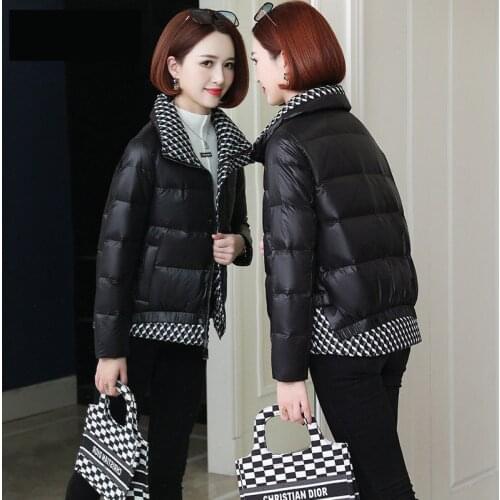 2021 Womens Parkas New Korean Winter Short Thick Cotton Women Clothing Ladies Overcoat Fashion Coat Female Jacket X426