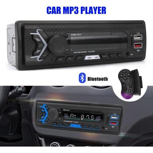 Car MP3 Player Radio Radio Autoradio Stereo Bluetooth Steering Wheel Control Switch 1DIN 4x4 Automobile Accessories Universal