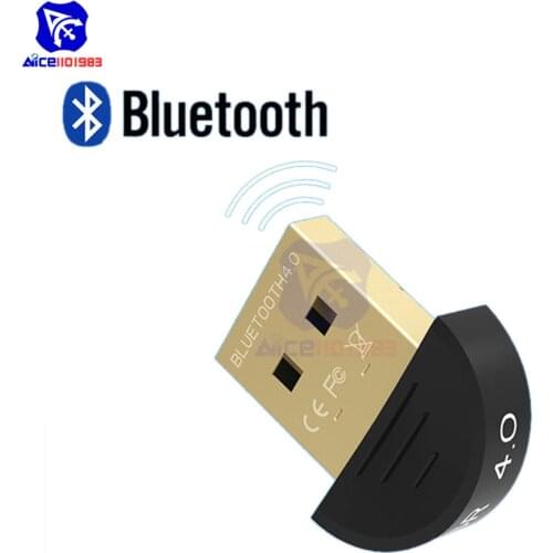 Diymore USB to Bluetooth V4.0 CSR Dual Mode Wireless Adapter Converter for Win7 Win8 Win10 Win Xp