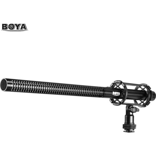 BOYA BY-PVM1000L BY-BM6060L Condenser Microphone 3-Pin XLR Mic for Camcorder Video DSLR Smartphone vs BY-PVM1000