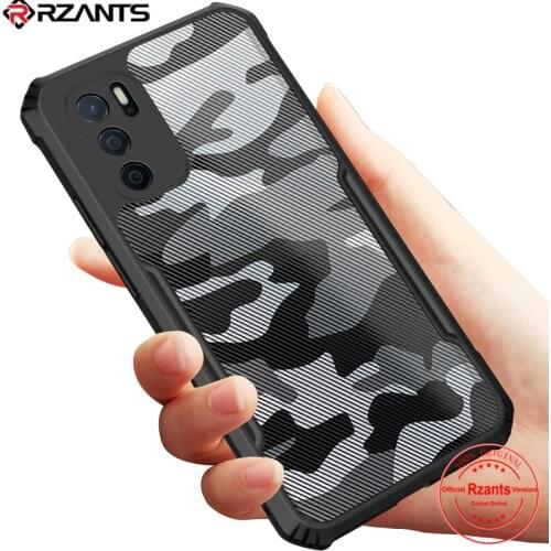 Rzants For OPPO A16 Case Camouflage Military Design Shockproof Slim Crystal Clear Cover Casing