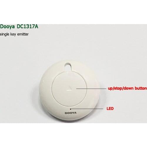 DC1317A single key emitter Dooya 433MHz remote control work with receiver R tubular motor for shutter doors roller blinds