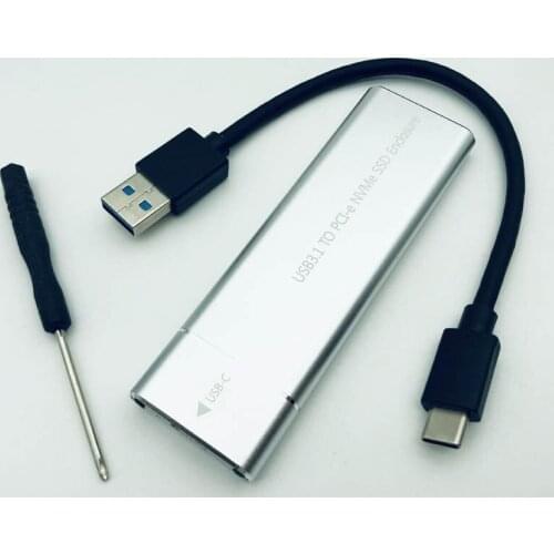 H1111Z HDD Enclosure M.2 NVME SSD Case/Box HD USB C Adapter Hard Disk Case Hard Drive Box M.2 SSD USB Adapter SSD M2 Type C Case