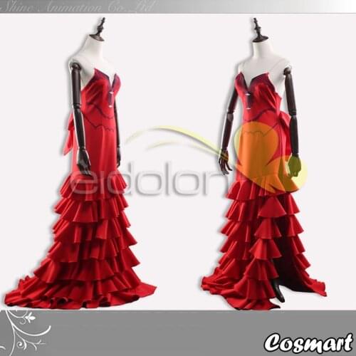 Game Final Fantasy VII FF7 Aerith Aeris Gainsborough Red Dress Cosplay Costume Halloween Suit For Women Outfit New 2020
