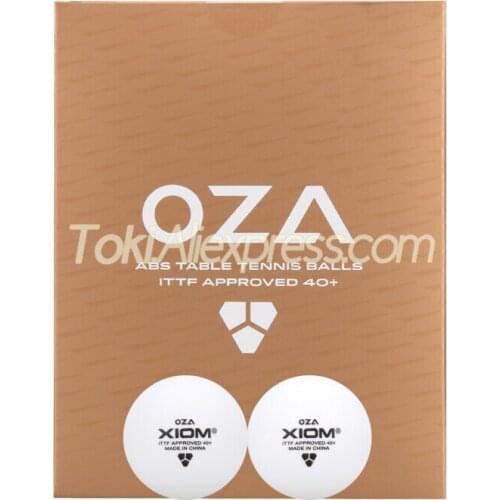 XIOM OZA 3-Star Table Tennis Ball Plastic ABS Original XIOM 3 Star Ping Pong Balls ITTF Approved