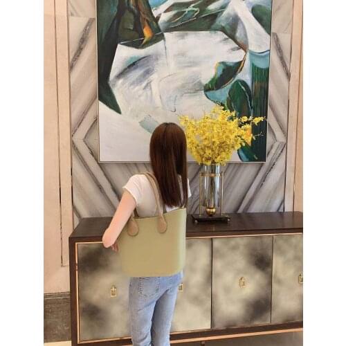 New Wasabi Green Women Tote Shoulder Bag 2021