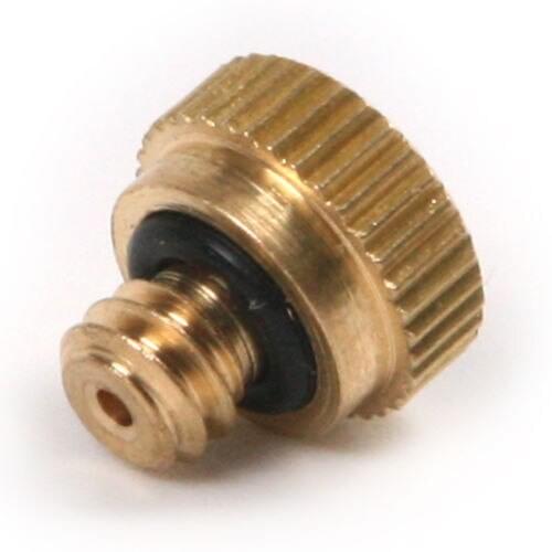 New 20pcs Brass Misting Nozzles for Cooling System with Stainless Steel Orifice 0.15/0.2/0.3/0.4/0.5//0.6/0.8mm 10/24 UNC Garden