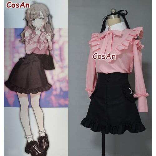 New Anime Vtuber Kuzuha Cosplay Costume Cute Fashion Uniform Skirt Daily Wear Or Activity Party Role Play Clothing Custom-Make