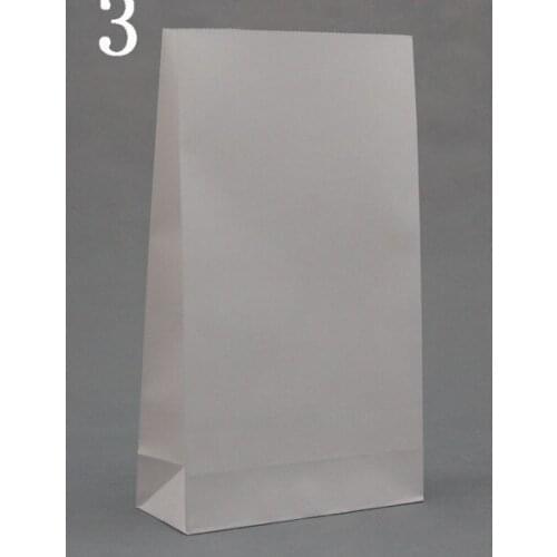 Wholesale 100pcs/lot White Kraft Paper Bag 23x12x7.5cm Jewelry Snacks Gift Packaging Bag Favour Paper Gift Bags For Boutique