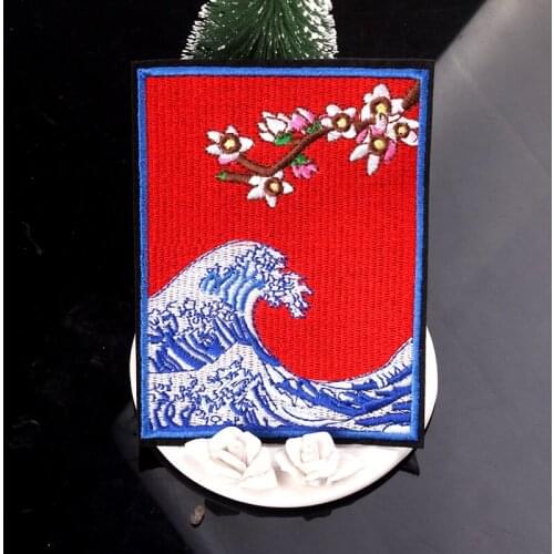 Pulaqi Van Gogh Patch Embroidered Patches For Clothing Stalker Stranger Things Patch Iron On Patches Vikings Appliques Stripes F