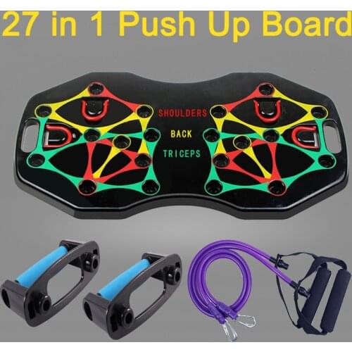 27 in 1 Fitness Exercise Push-up Stands Body Building Push Up Board GYM Sports Muscle Training Equipment Workout Exercise Tools