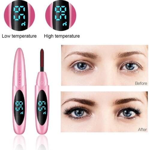 Electric Heated Eyelash Curler Two-speed Constant USB Charge Makeup Curling Kit Long Lasting Natural Eye Lash Curler Beauty Tool