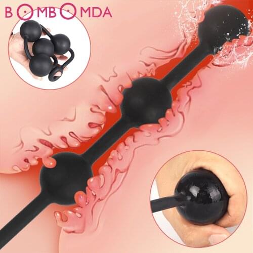 XL Anal Plug Butt Beads Soft Silicone Sex Toys for Couple Anal Beads Female Vagina Masturbator Male Prostate Massage Adult Produ