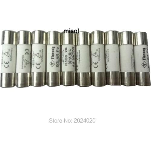 10 units of PV solar fuse 20a 1000VDC fusible 10x38 gPV