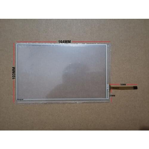 164*103 MM New 7.1 inch touch screen for car dvd gps On-board resistive touch panel