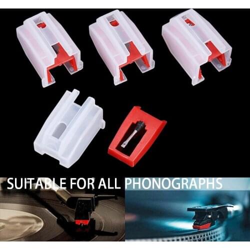 4pcs Suitable For Record Player Replacement Stylus Needle Universal Turntable Dual Moving Magnetic Stereo Vinyl Record Player