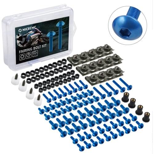 177pcs Fairing Bolts Motorcycle Screws Body Screws Nuts For bmw r1200rt r1200gs adventure s1000rr 2020 s1000xr f800r r1200gs lc