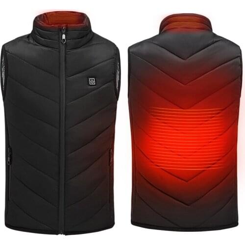 USB Charging Childrens Heated Vest For Primary School Student Winter Jacket Keep Warm Ski Outdoor Wear Fashion 3 Colors