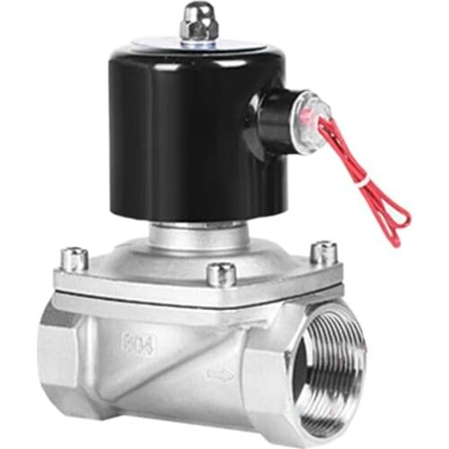 DN08 DN10 DN15 DN20 DN25 DN32 DN40 DN50 Normally Closed Stainless Steel Solenoid Valve 220VAC 12VDC 24VDC Solenoid Valve