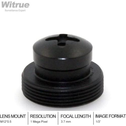 HD cctv lens Pinhole 3.7MM M12*0.5 Mount 1/3" F2.0 1/" for security CCTV cameras