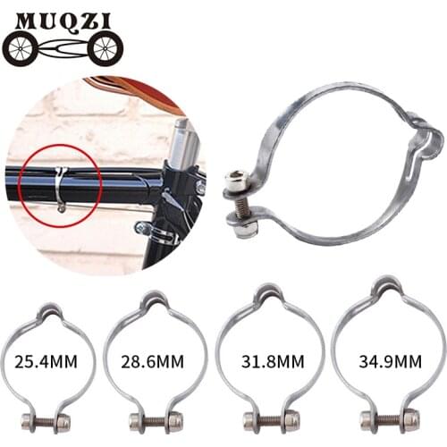 MUQZI Bike Brake Cable Clamp Shifter Line Buckle 25.4 28.6 31.8 34.9mm Cable Fixed Ring For Retro Bicycle Parts Accessories