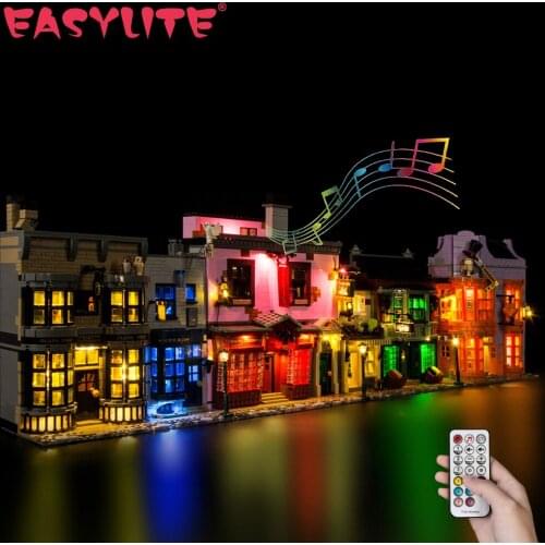 MOC Led Light Kit For 75978 Diagon Alley DIY Toys Set Only Lighting Kit NOT Include Model