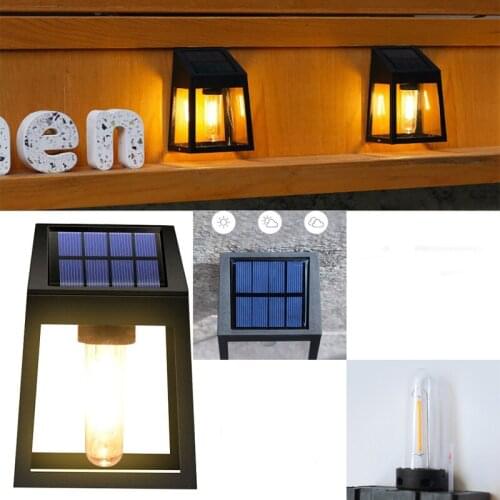 Solar Wall Lamp Outdoor Decoration Garden Courtyard Household Waterproof Tungsten Wall Lamp Outdoor Decoration Wall Lamp